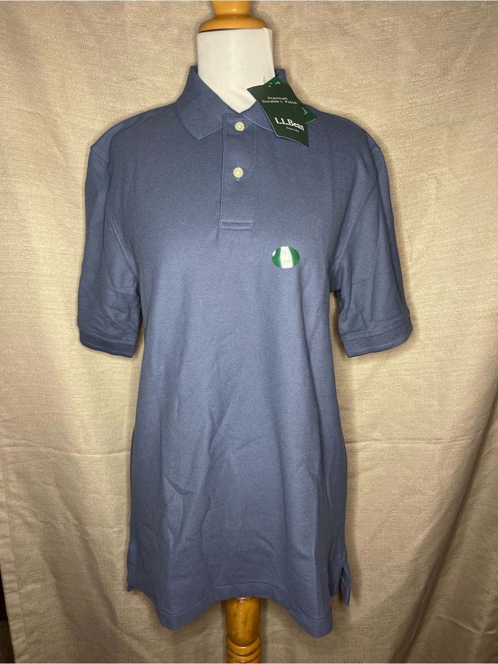 L.L. Bean Men's Slate Blue Polo Shirt